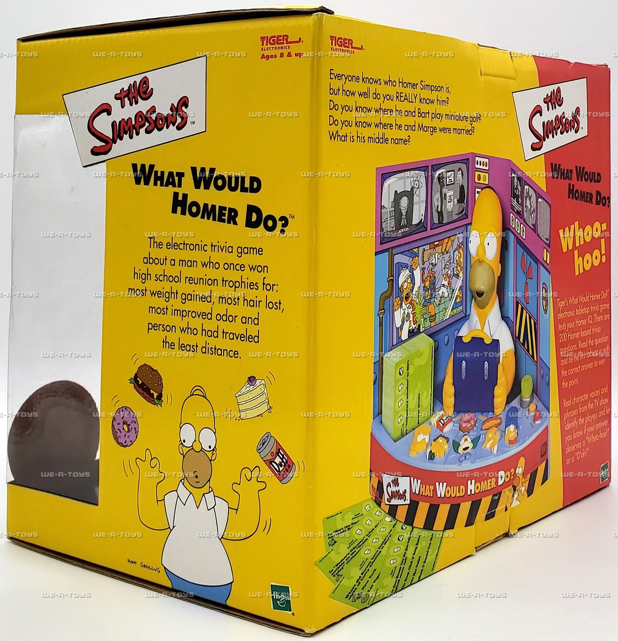 The Simpsons What Would Homer Do Trivia Game 2002 Hasbro #66876