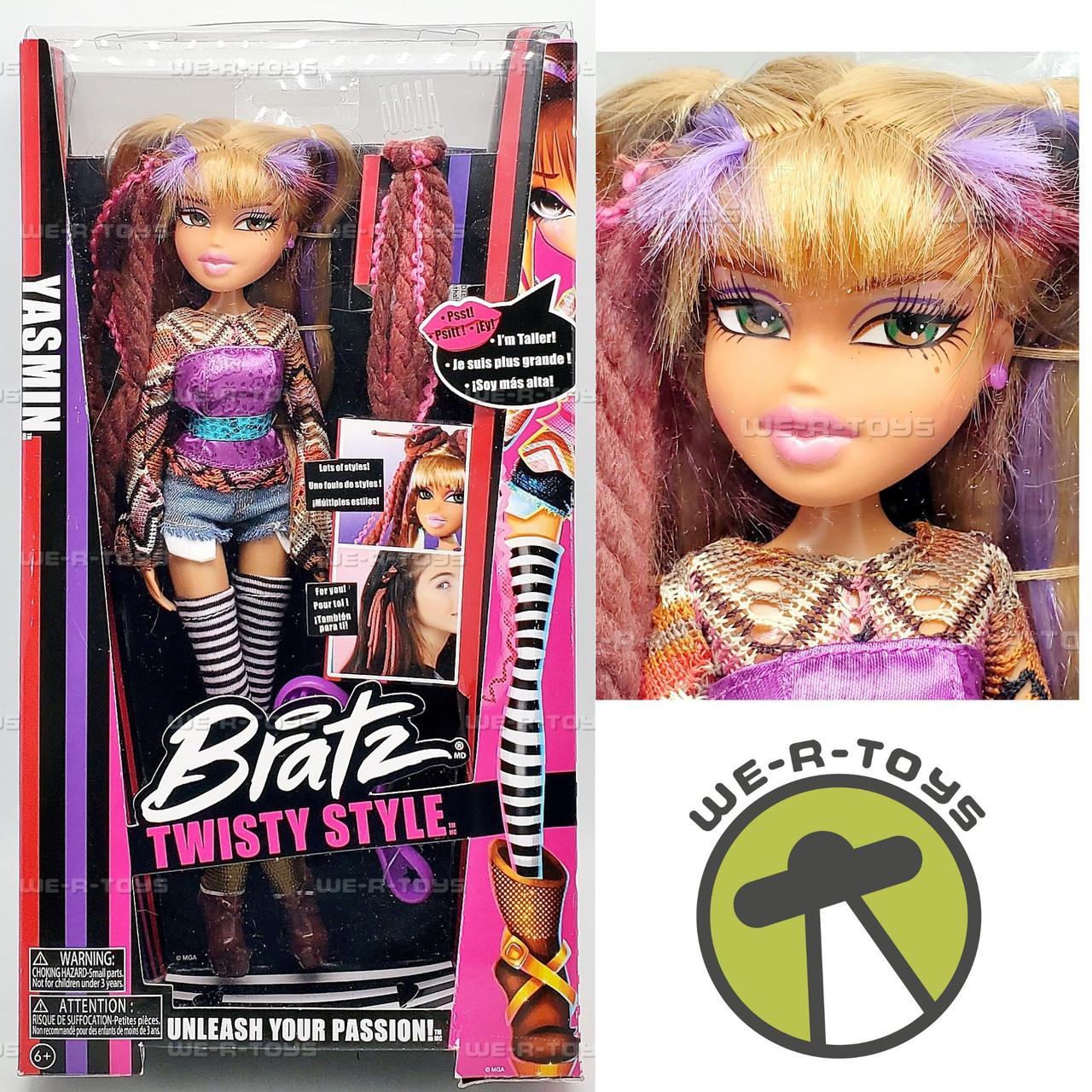 Twisty Style Yasmin Bratz Doll MGA Entertainment 52320 - We-R-Toys