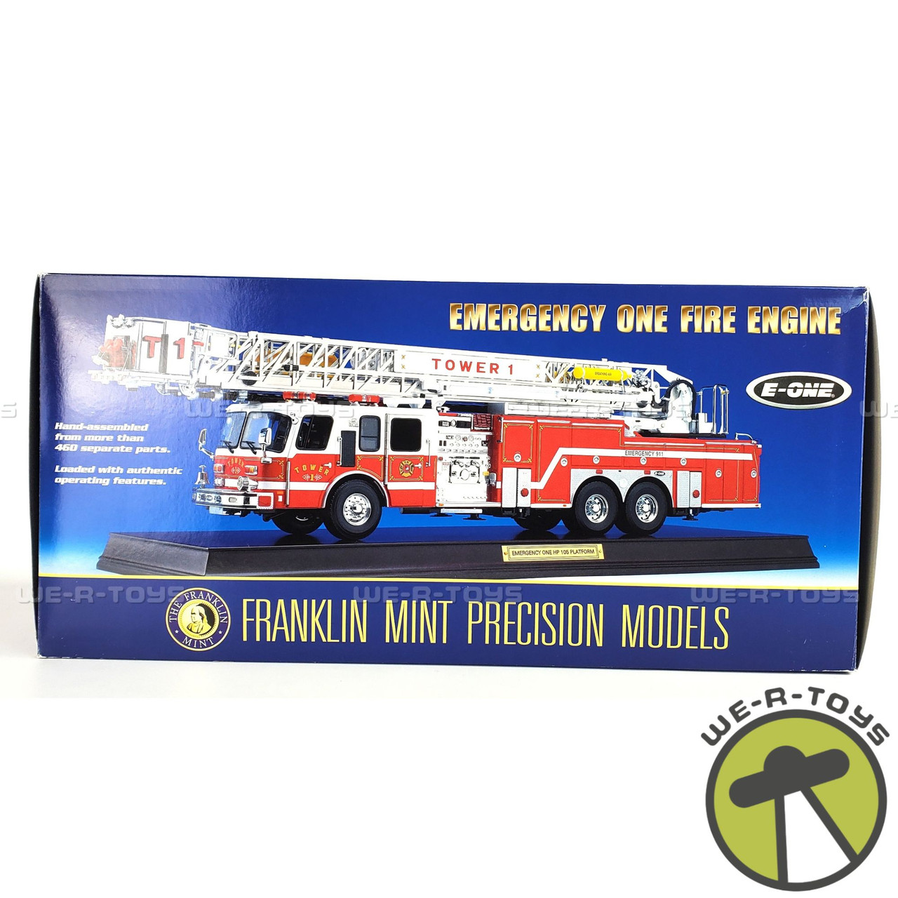 Emergency One HP 105 Fire Engine 1:32 Scale Truck Franklin Mint E