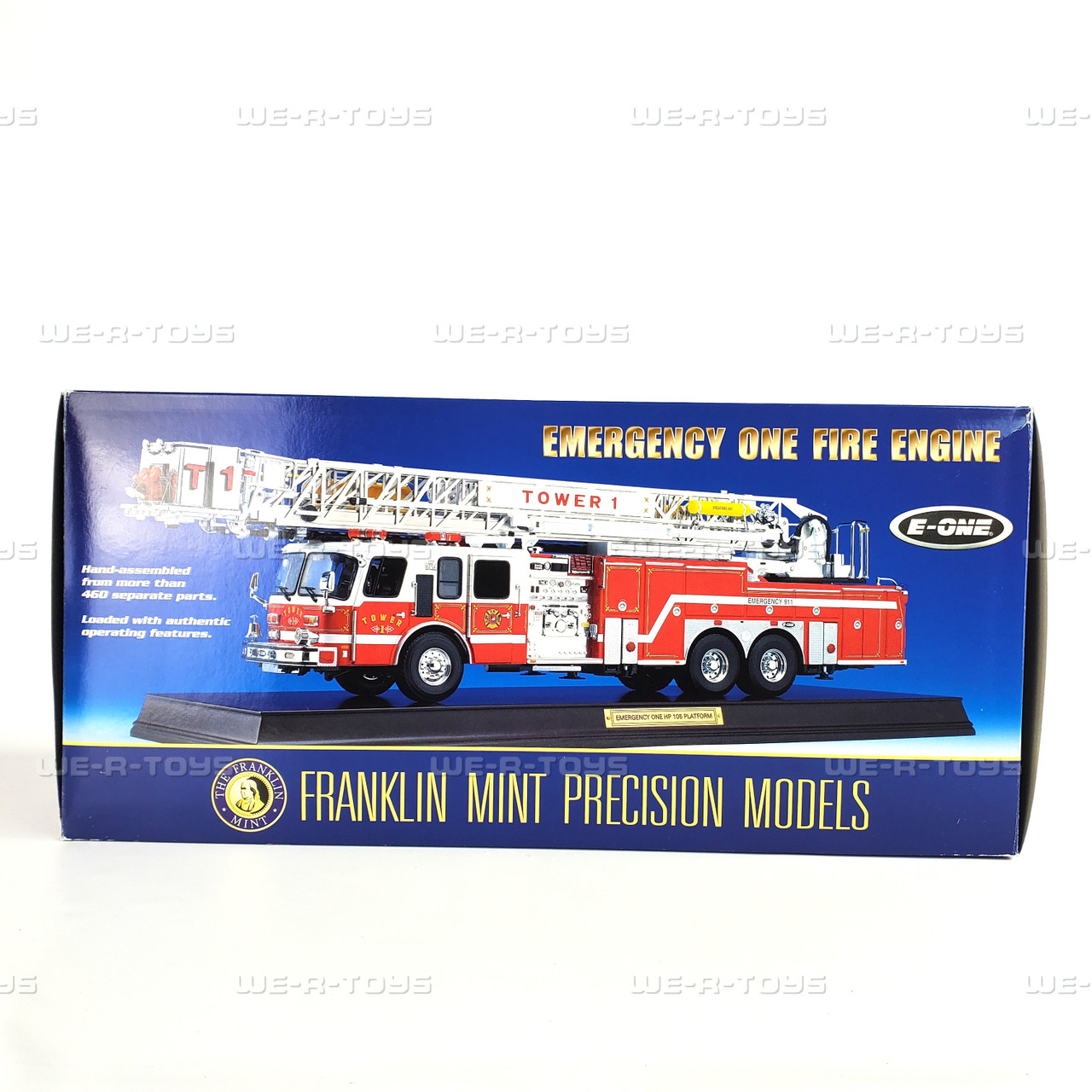 Emergency One HP 105 Fire Engine 1:32 Scale Truck Franklin Mint E
