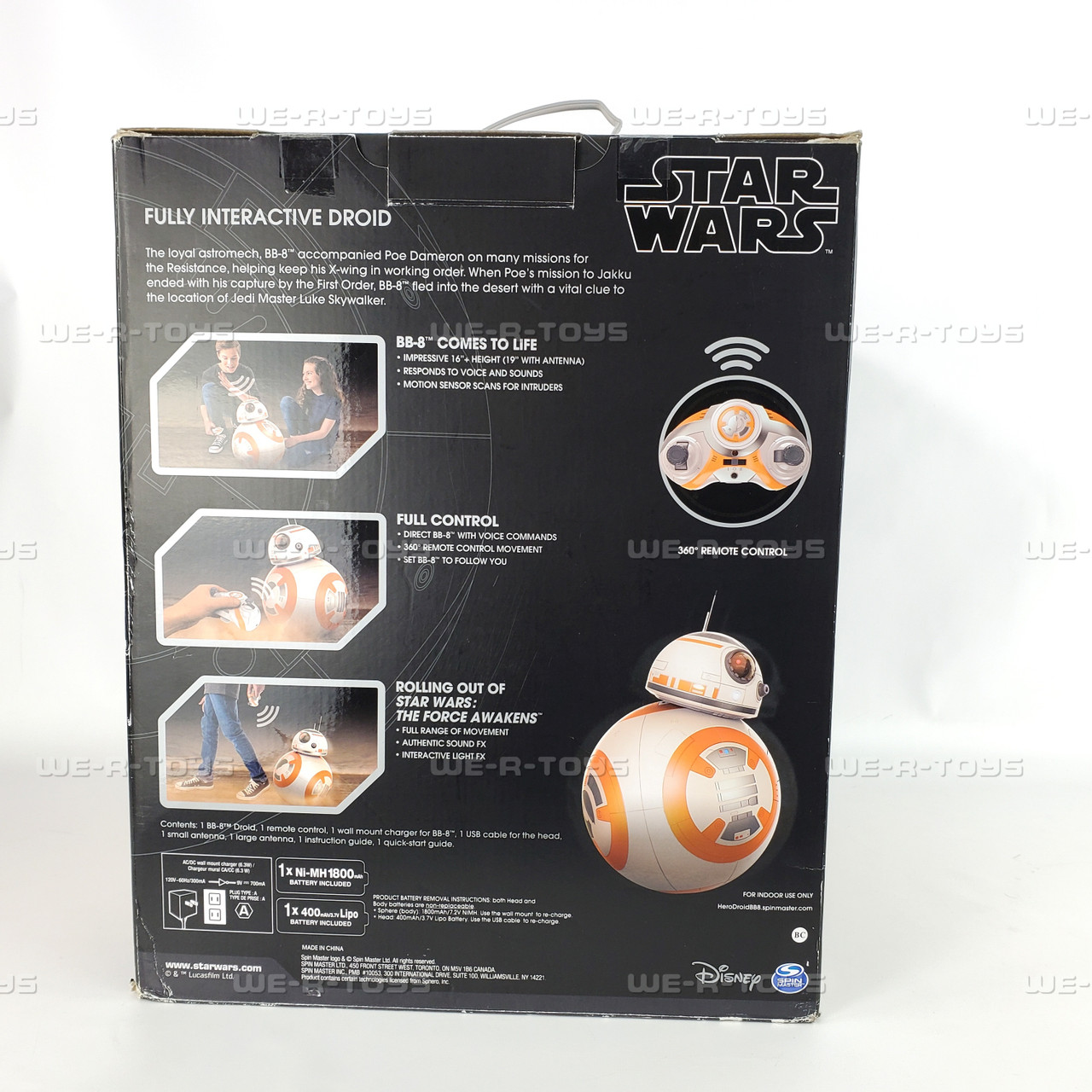 Star Wars Interactive Hero BB8 Talking Animated Droid with Remote