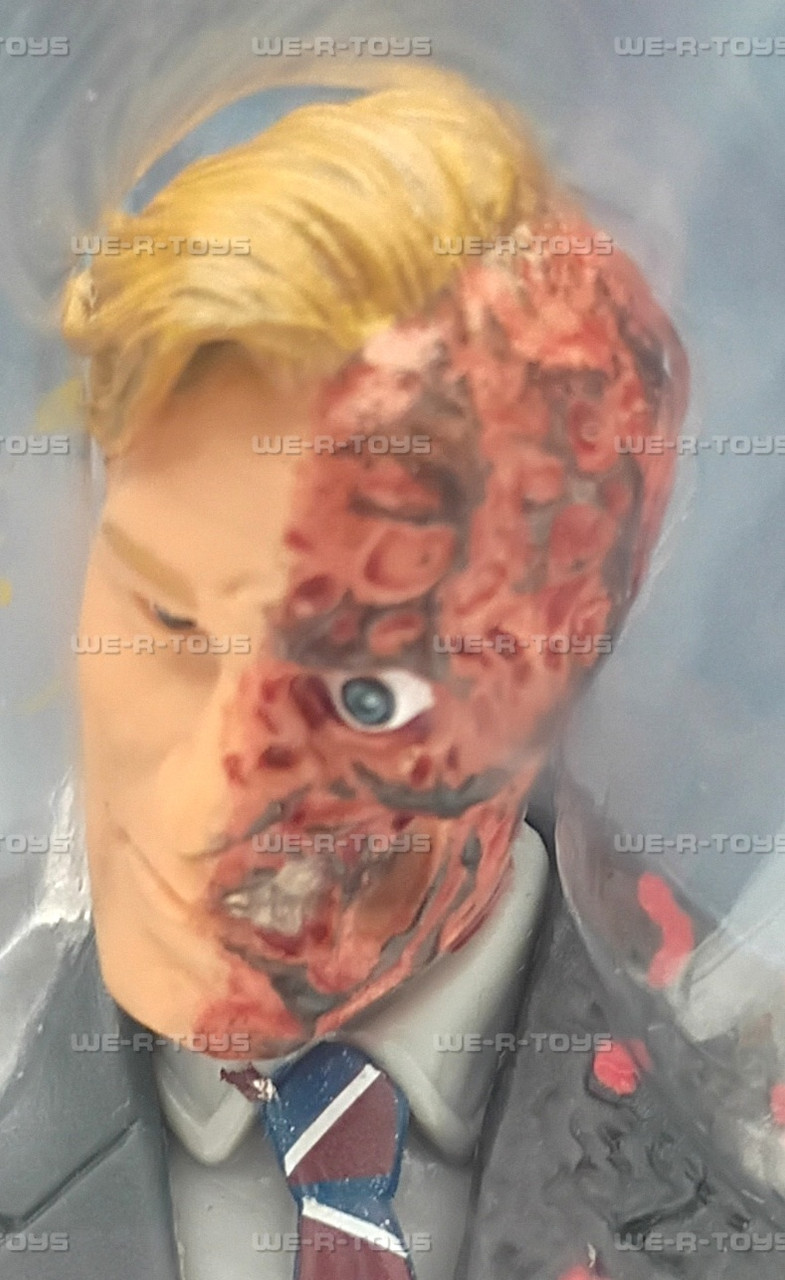 Two-Face Batman The Dark Knight DC Action Figure With Scarred Coin