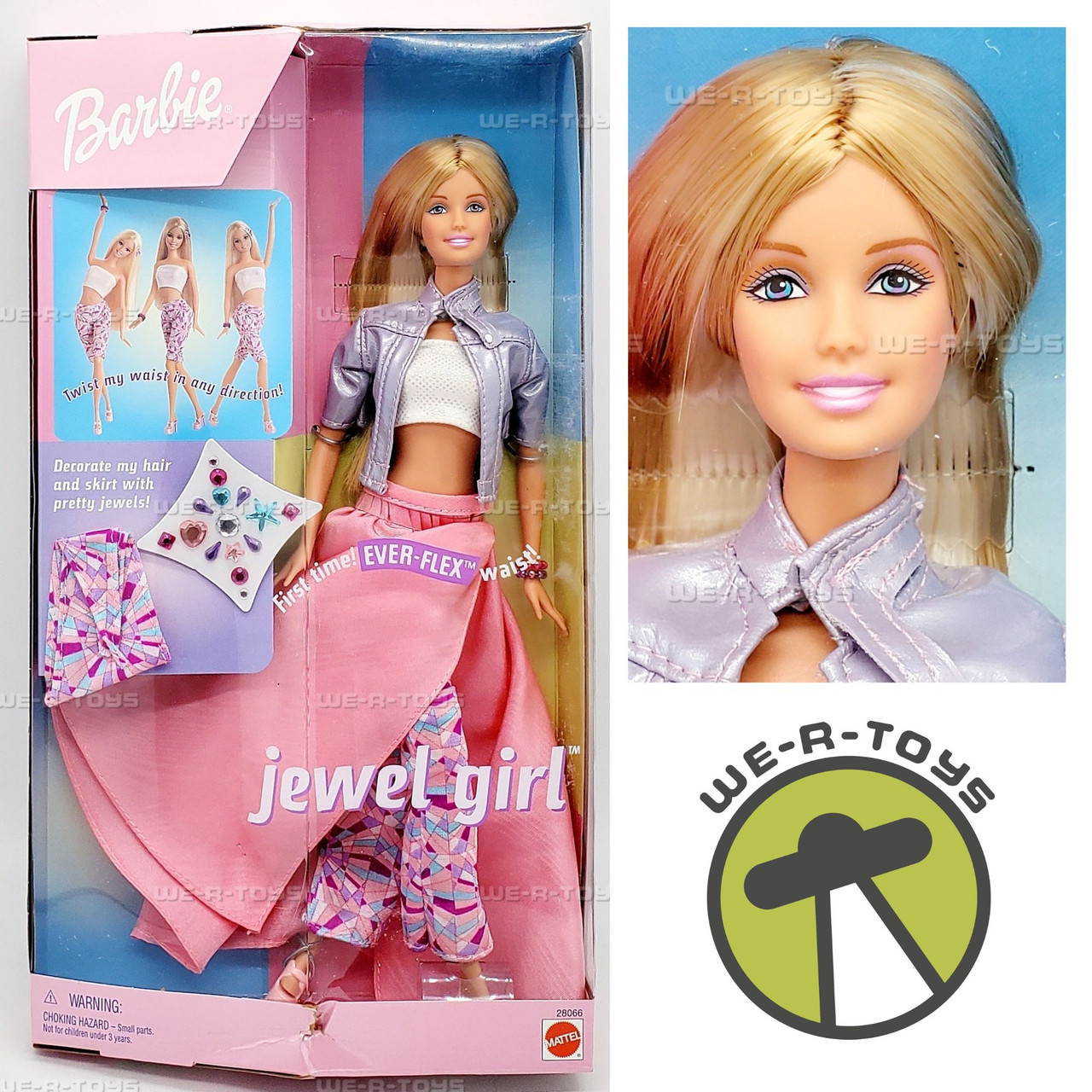 Jewel Girl Barbie Doll with Ever-Flex Waist 28066 Mattel 2000 - We