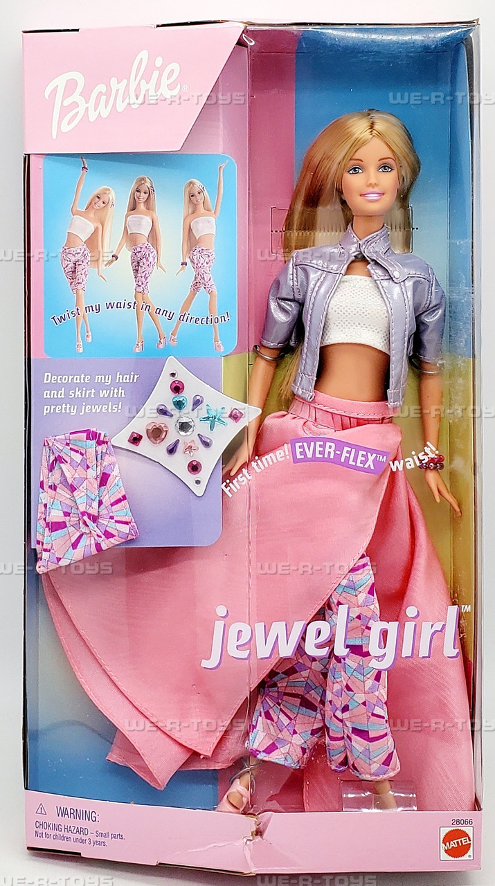 Jewel Girl Barbie Doll with Ever-Flex Waist 28066 Mattel 2000 - We