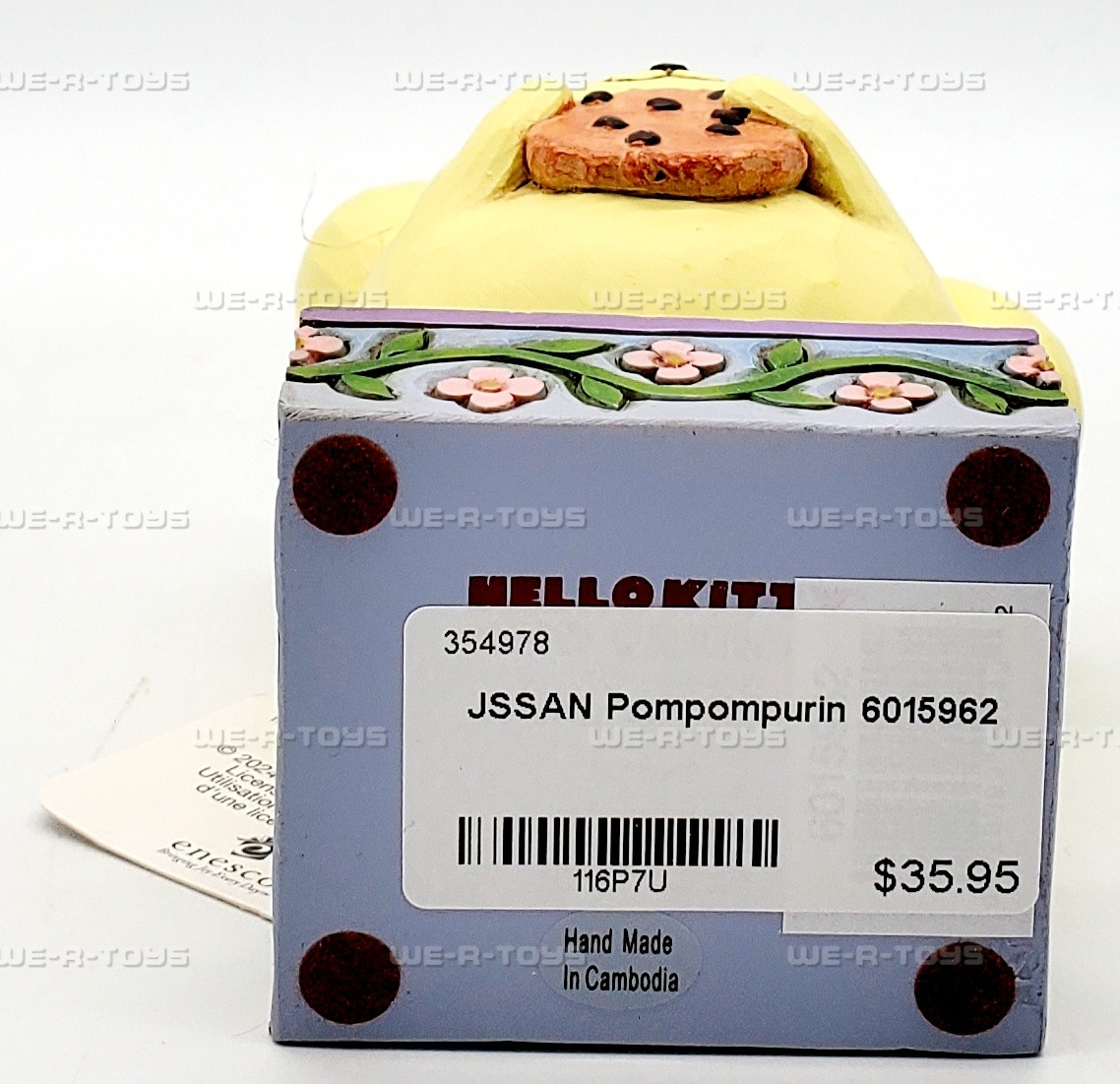 Sanrio by Jim Shore Pompompurin with Cookie Figurine Enesco
