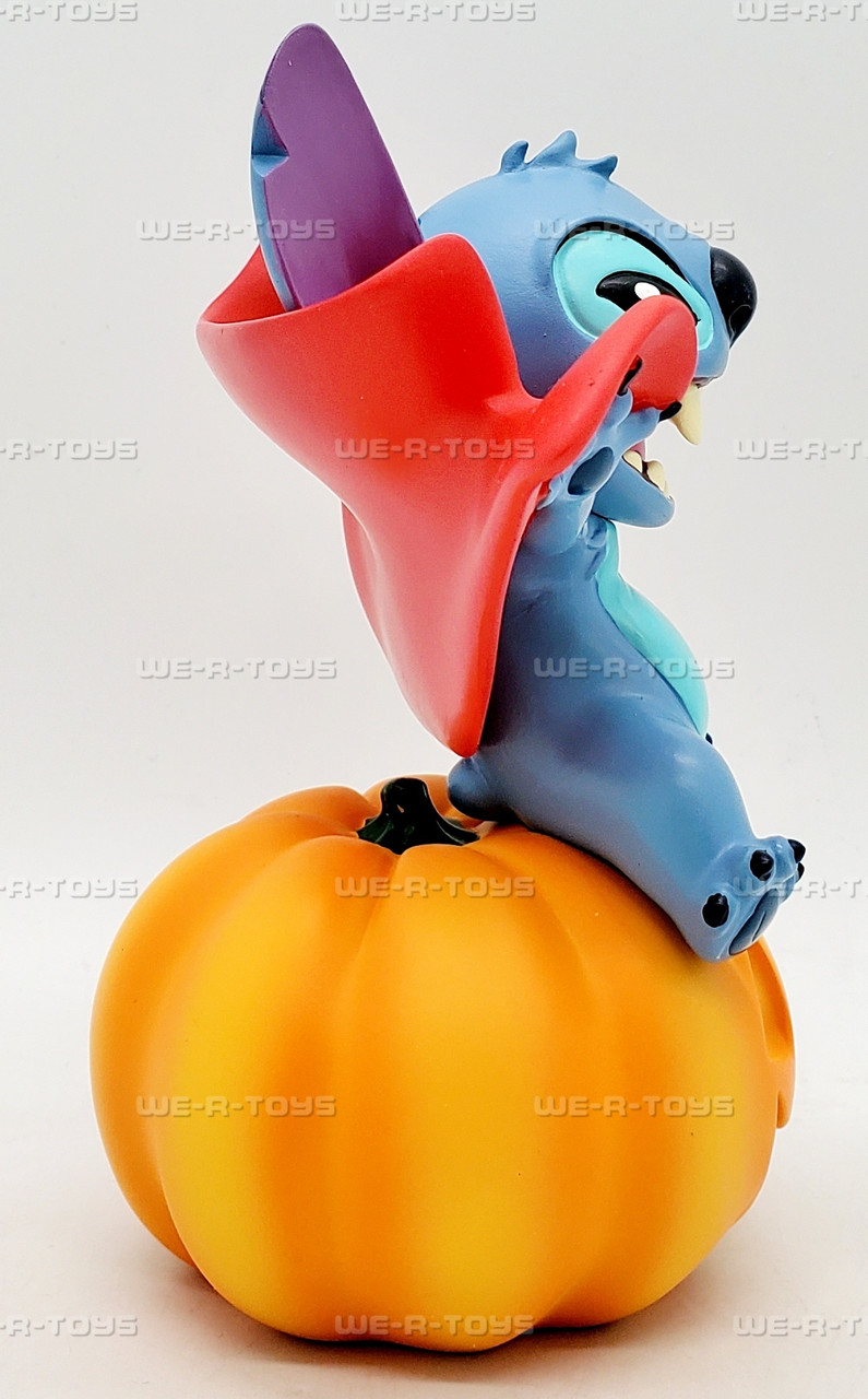 Disney Showcase Lilo and Stitch Halloween Stitch on Pumpkin