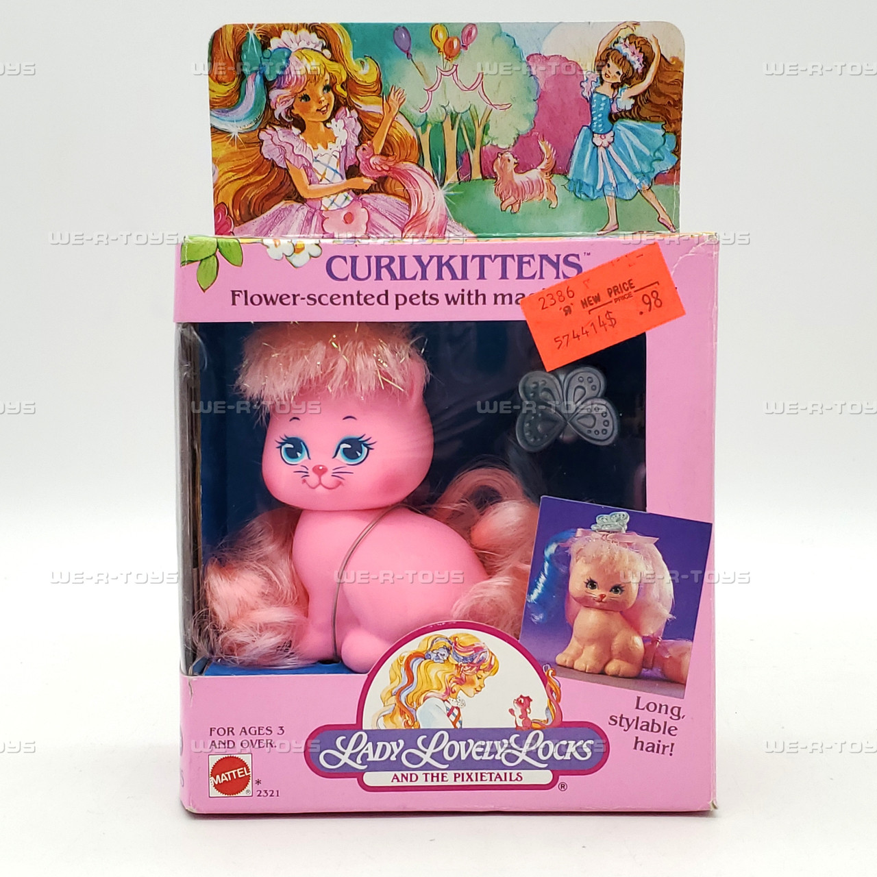 Lady Lovely Locks and The PixieTails Pinky Paws Curly Kittens 1988