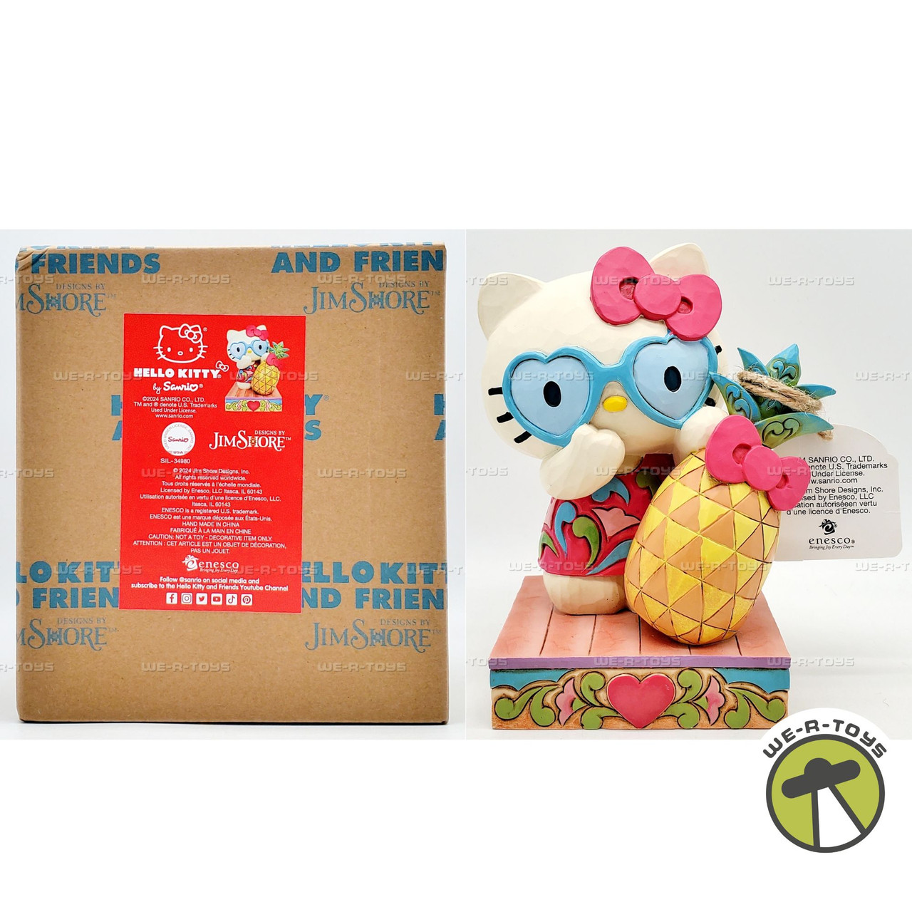 Sanrio by Jim Shore Hello Kitty Pineapple Figurine