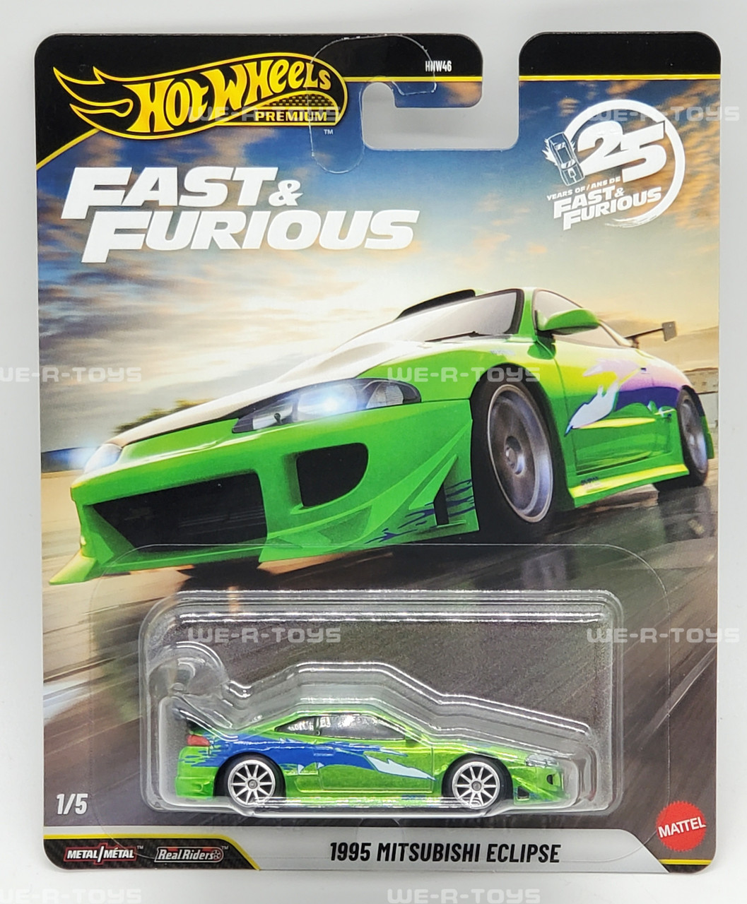 e*e様 ホットウィール FAST&FURIOUS 1995 三菱 エクリプス Hot Wheels 2026 Fast & Furious 25th Anniversary Limited 1995