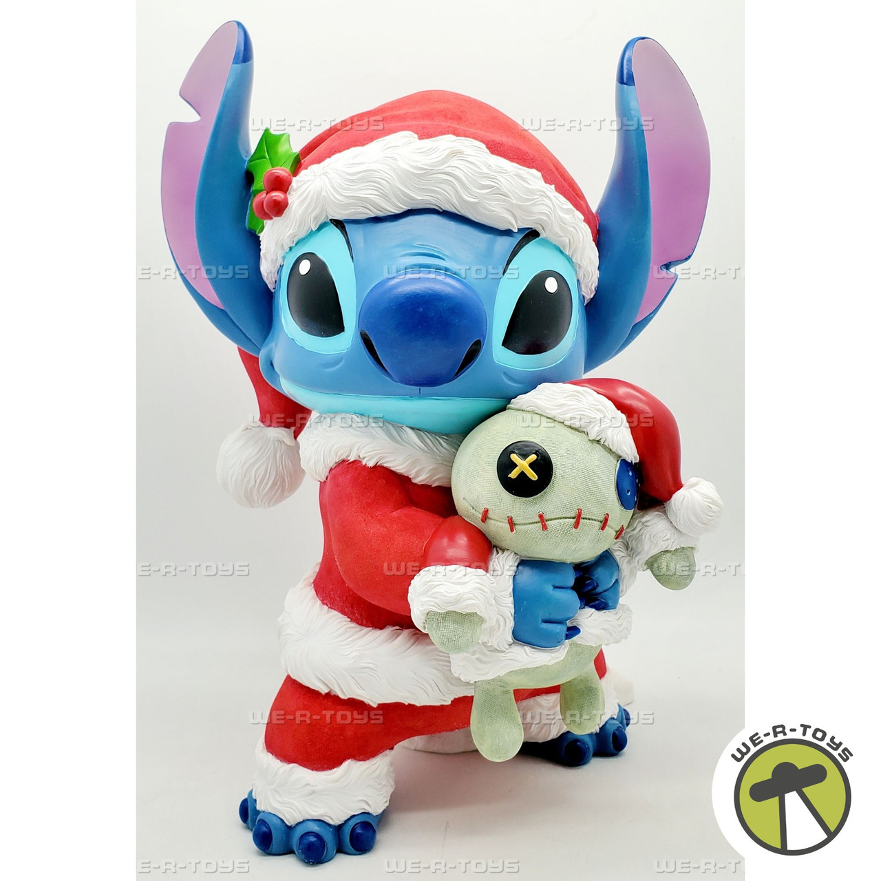 Big Fig Santa Stitch Figurine with Scrump Disney Lilo and Stitch