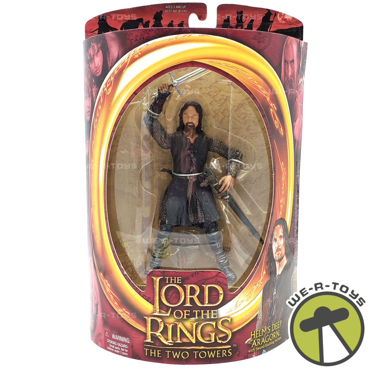 Lord of the Rings The Two Towers Helms Deep Aragorn Action Figure
