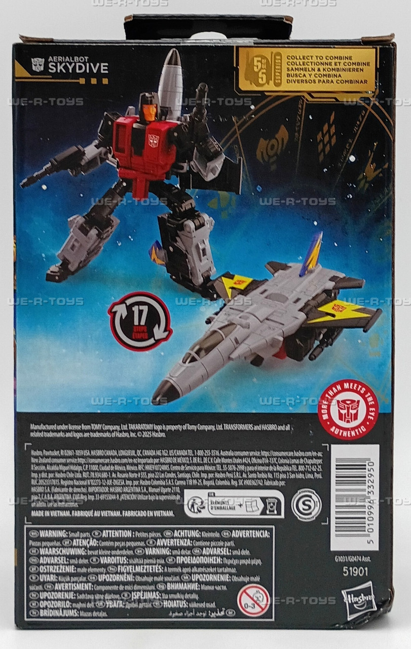 Transformers Age of the Primes Aerialbot Skydive Action Figure