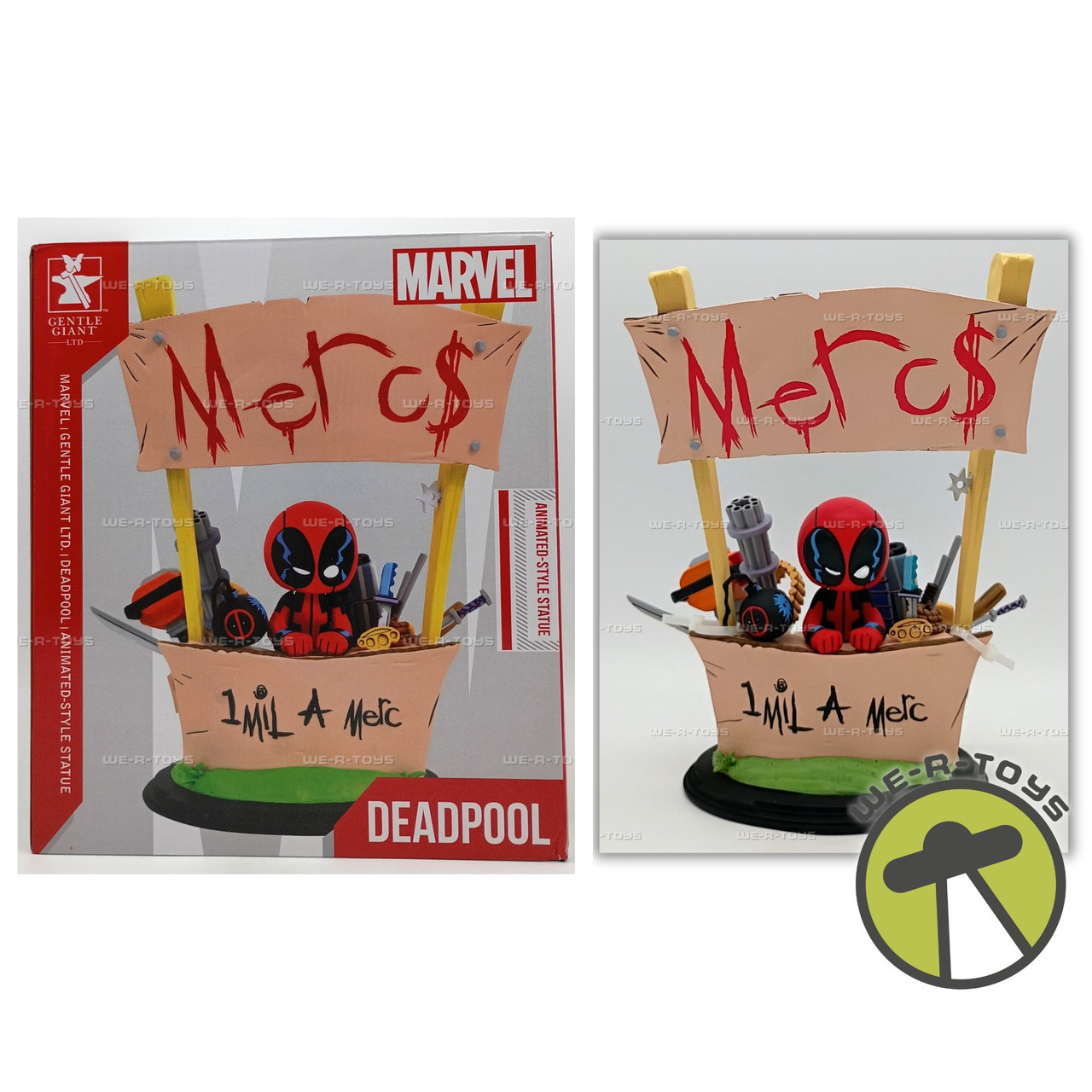 Deadpool Marvel Animated Style Statue 2021 Diamond Select Toys