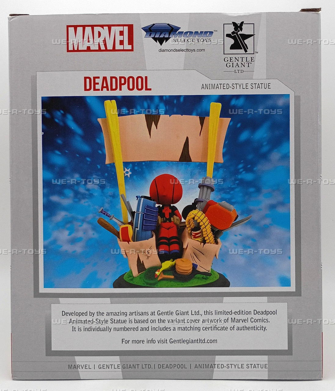 Deadpool Marvel Animated Style Statue 2021 Diamond Select Toys
