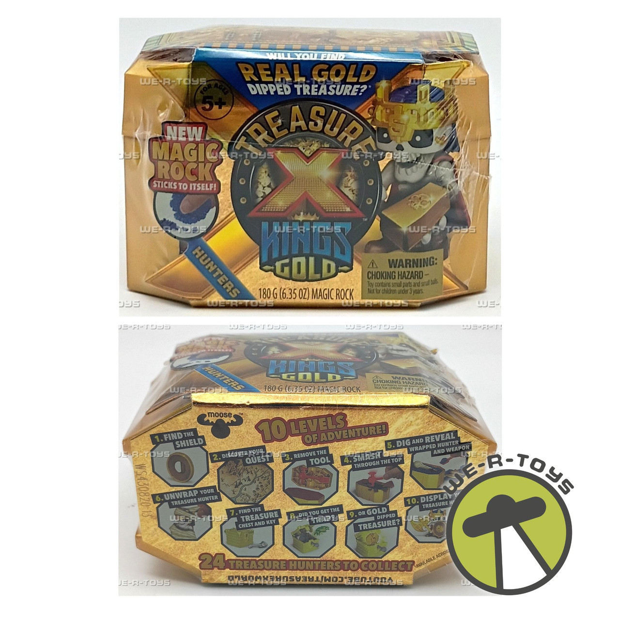 Treasure Hunters Magic Rock Treasure X Wings Gold 2018 Moose Toys