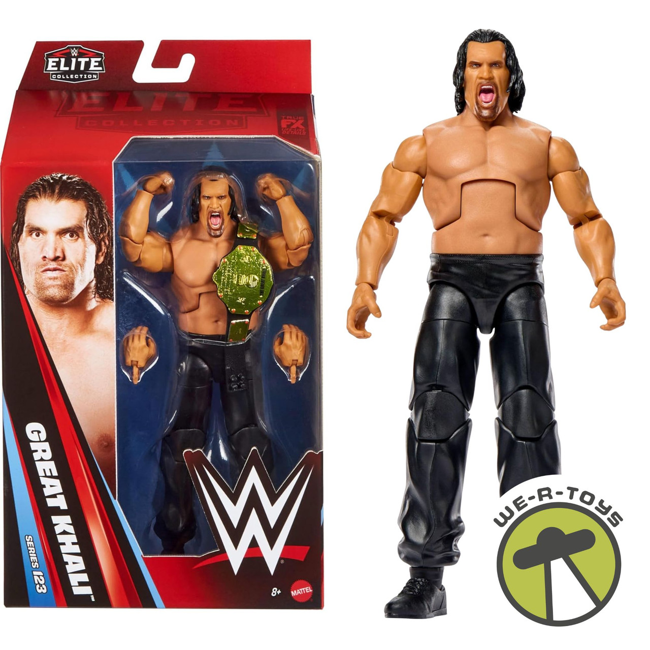 Great Khali WWE Elite Collection 123 Action Figure By Mattel - 7-inch