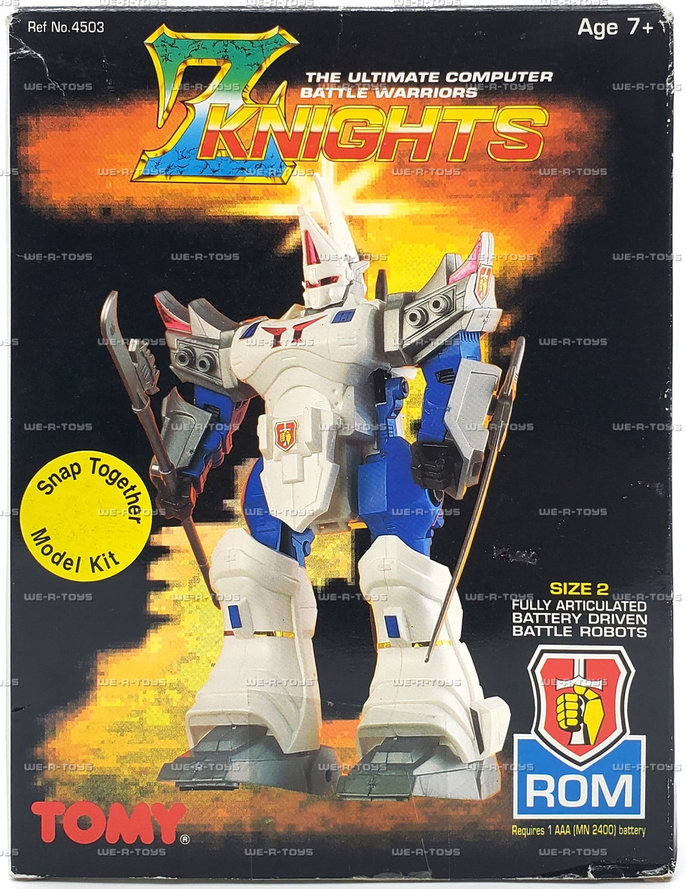 Z Knights Rom Size 2 Model Kit 1:72 Scale 2001 TOMY - We-R-Toys