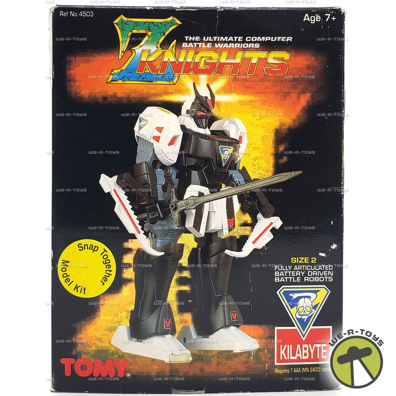 Z Knights Kilabyte Size 2 Model Kit 1:72 Scale 2001 TOMY - We-R-Toys