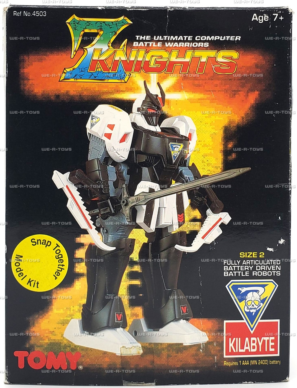 Z Knights Kilabyte Size 2 Model Kit 1:72 Scale 2001 TOMY - We-R-Toys