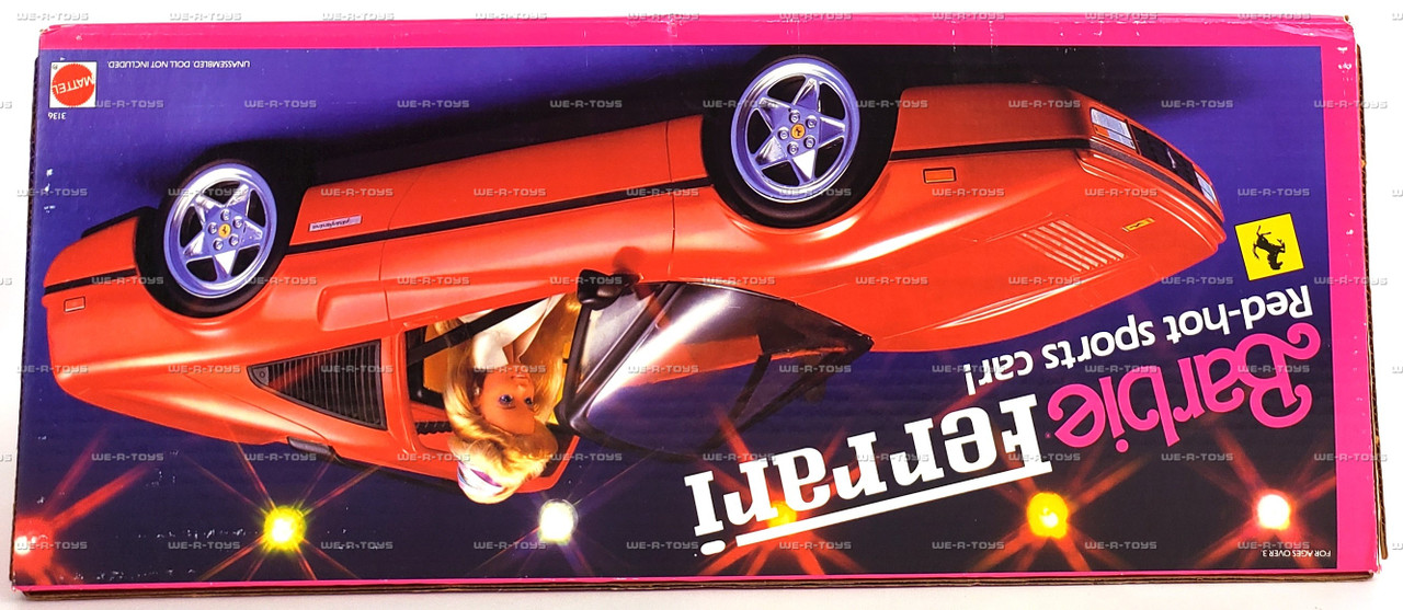 Barbie Ferrari Red-Hot Sports Car 1987 Mattel #3136 - We-R-Toys