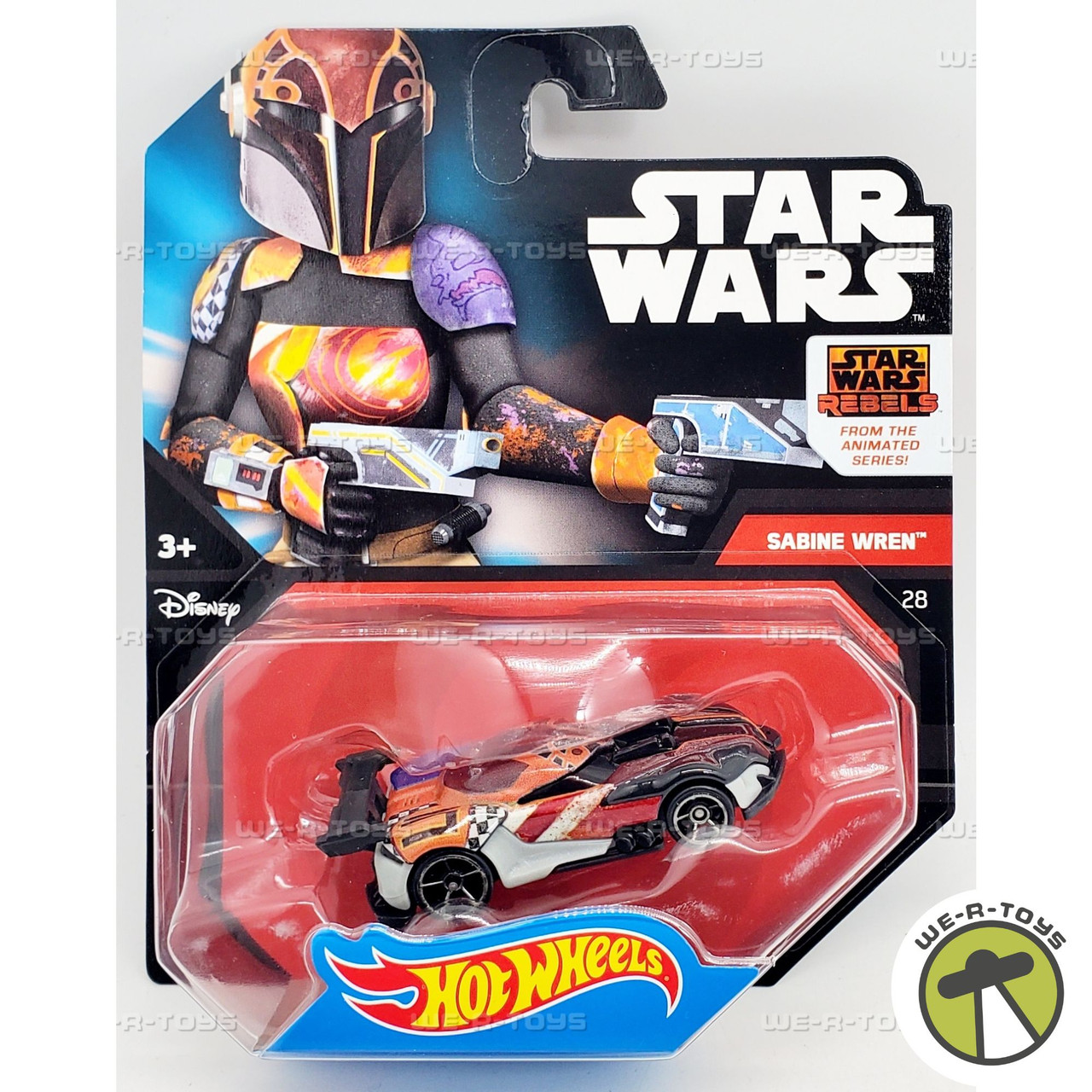 Hot Wheels Star Wars Rebels Sabine Wren Character Car 2014 Mattel