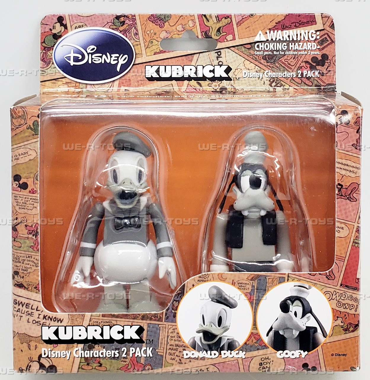 Donald Duck and Goofy Kubrick Disney Characters Two-Pack Medicom
