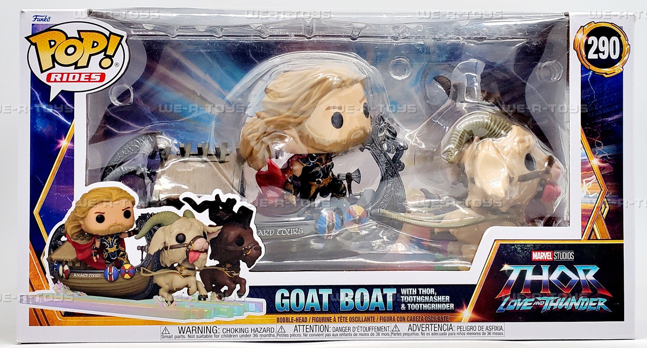 Funko Pop マーベル　ソー　ラブ＆サンダー　ヤギボート Amazon.com: Funko Pop! Ride Super Deluxe: Marvel's Thor: Love and