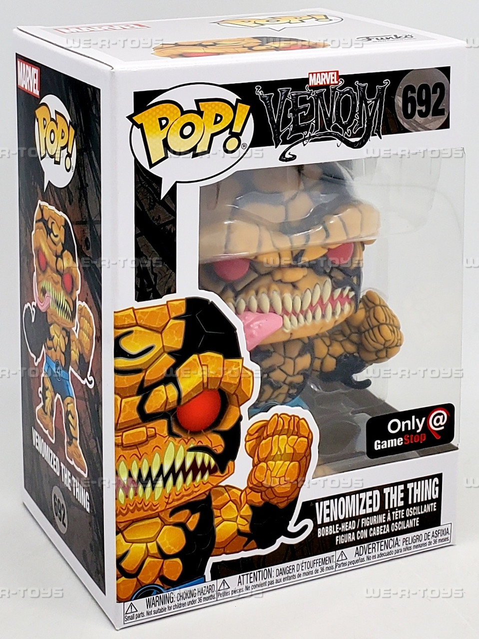 FUNKO POP VENOMIZED the thing 限定品 Funko POP Marvel Venom Venomized The Thing 692 Vinyl Bobble Head