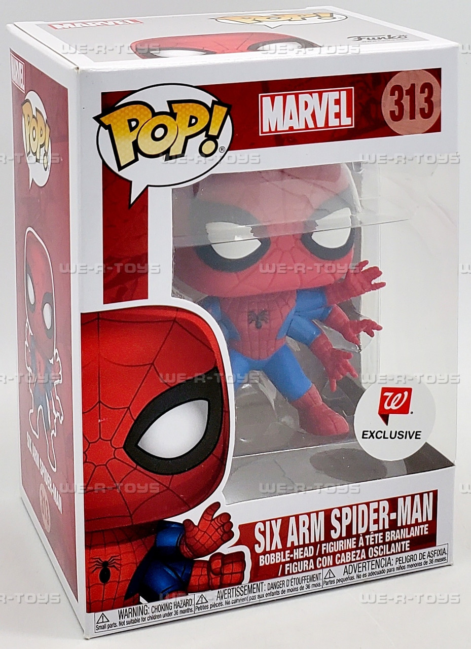 Funko POP Marvel Six Arm Spider-Man 313 Bobble Head Figure - We-R-Toys