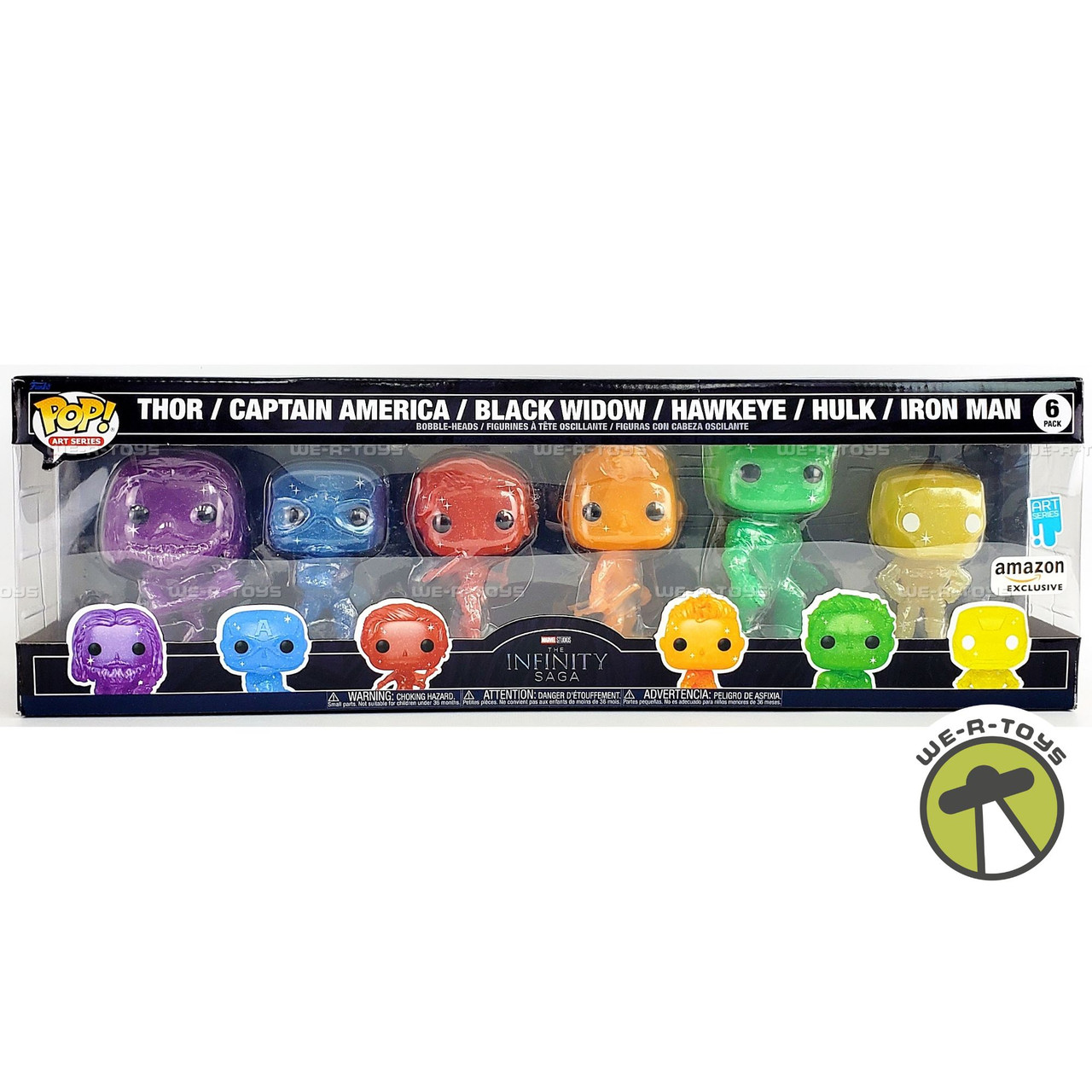 Funko POP Artist Series Marvel Infinity Saga Avengers with Base 6