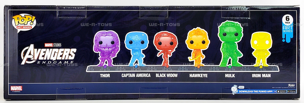 Funko POP Artist Series Marvel Infinity Saga Avengers with Base 6