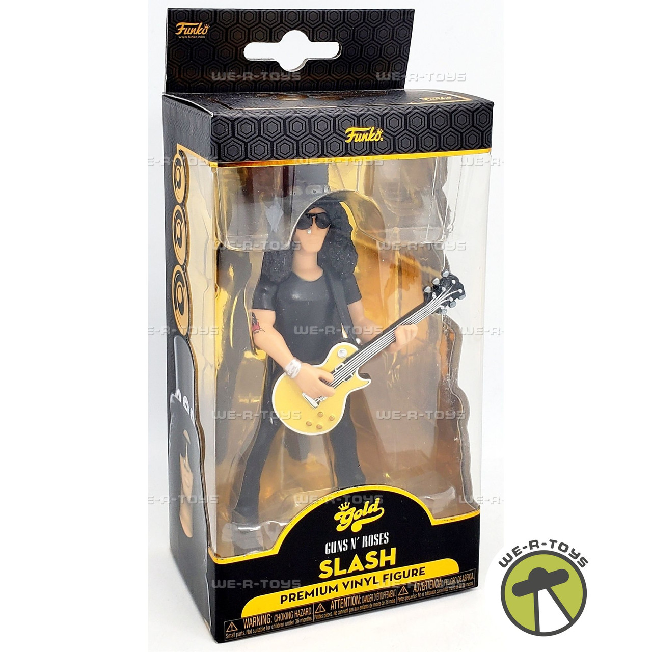 Funko Gold Guns N' Roses Slash 5 Inch Premium Vinyl Figure 61434 - We-R-Toys Funko Gold Guns N' Roses Slash 5 Inch Premium Vinyl Figure 61434 - We-R-Toys