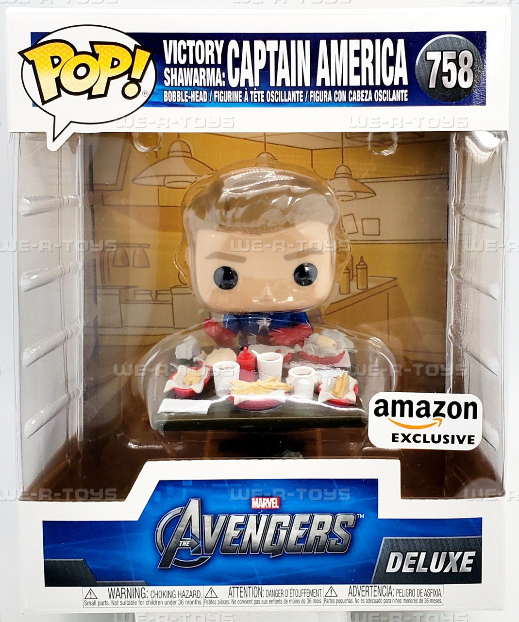Funko POP Deluxe Marvel Avengers Victory Shawarma Captain America