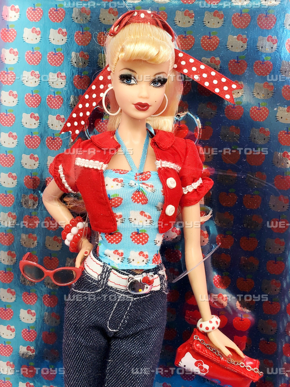 Hello Kitty Barbie Collector Doll Pink Label 2008 Mattel #M9958