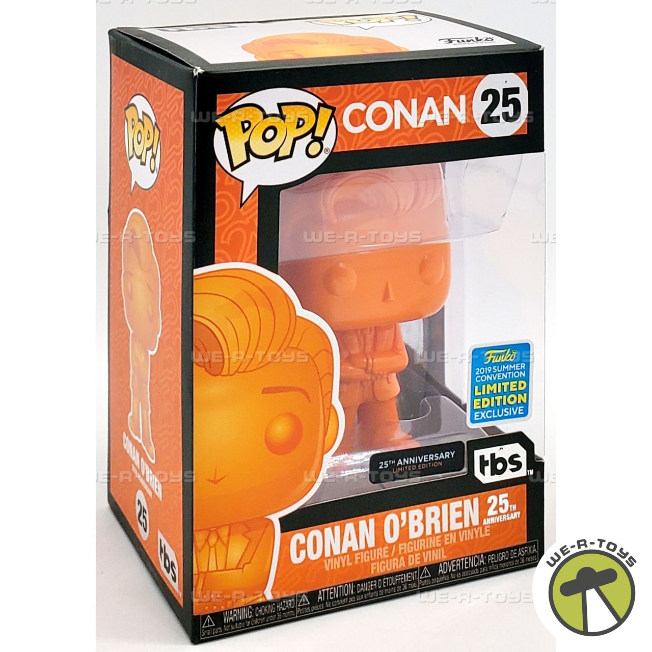 Funko POP 25th Anniversary Conan O'Brien Orange 25 Vinyl Figure