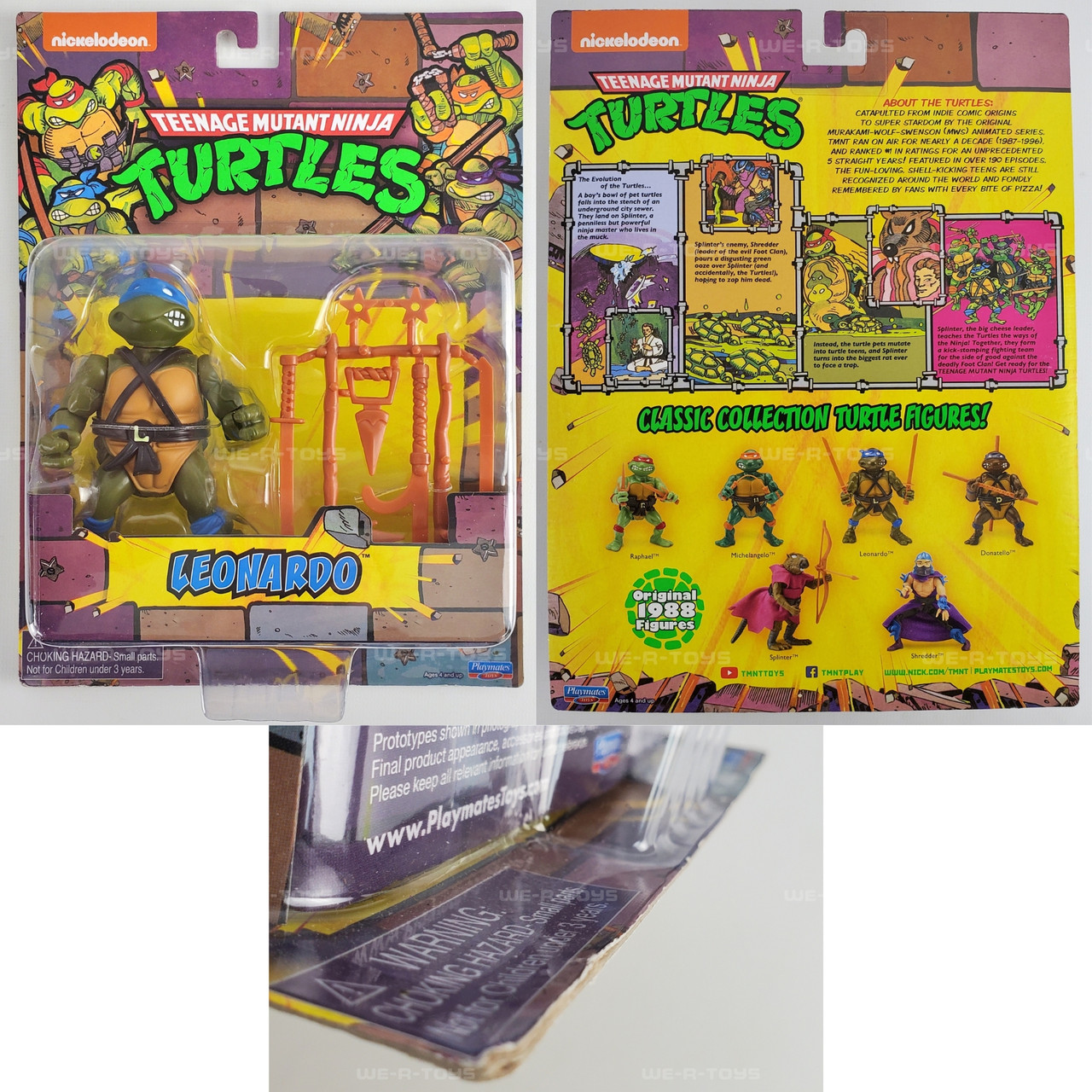 Teenage Mutant Ninja Turtles Classic Sewer Lair 6Pc Action Figure