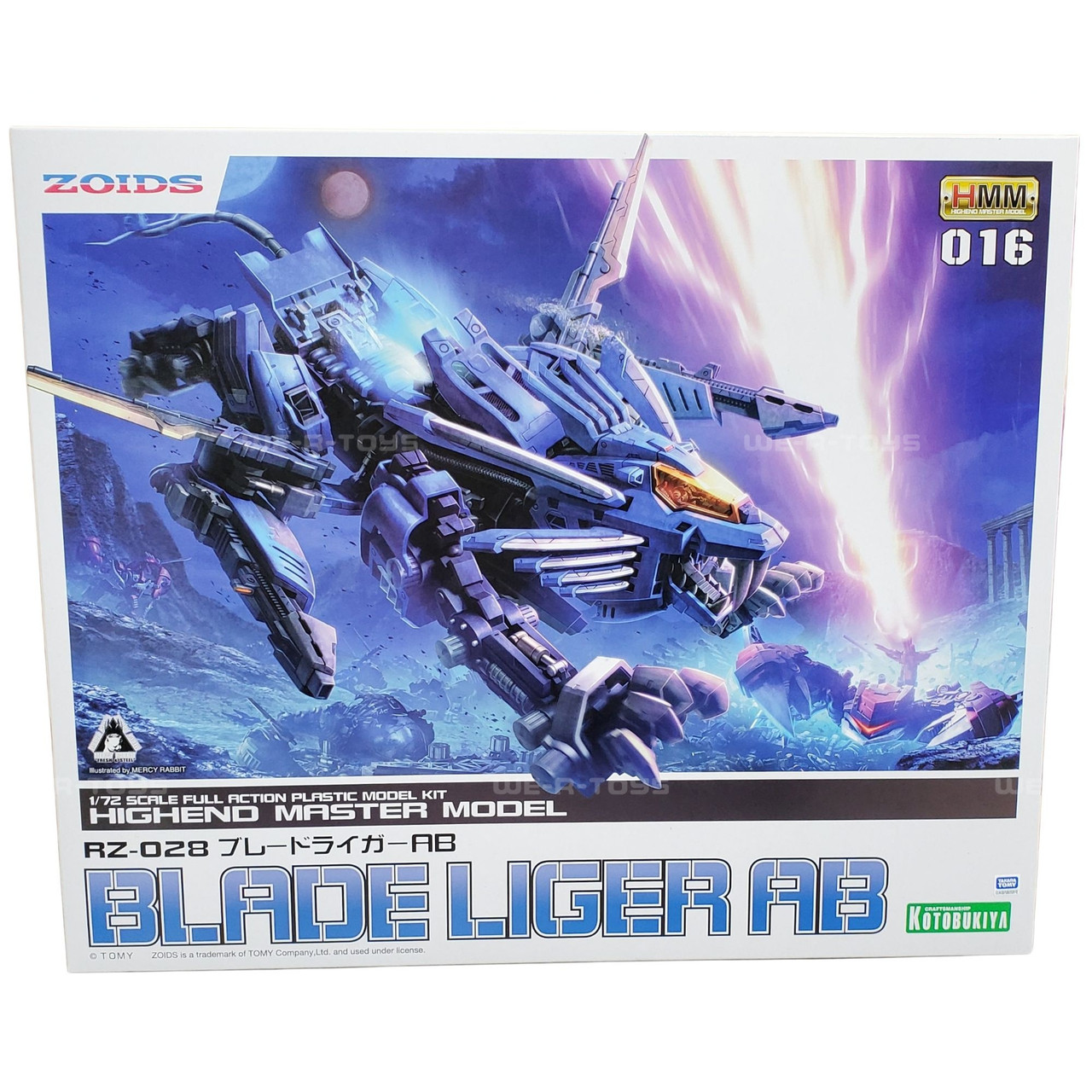 Zoids RZ-028 Blade Liger AB Plastic Model Kit Kotobukiya - We-R-Toys