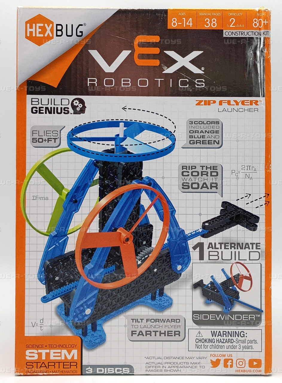 HexBug Vex Robotics Construction Kit Build Genius Zip Flyer