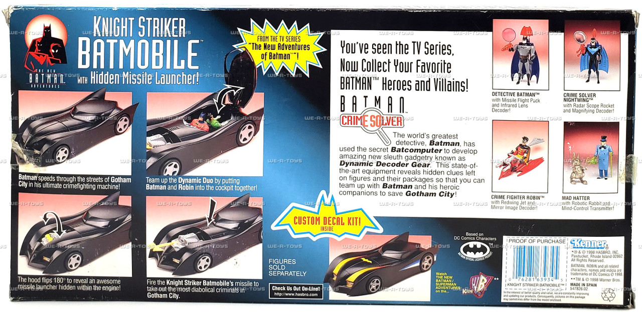 DC Knight Striker Batmobile with Hidden Missile Launcher 1998