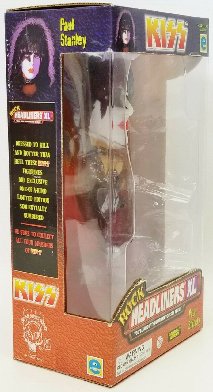 KISS Paul Stanley Rock Headliners XL 1999 Figure Ltd. Edition Red