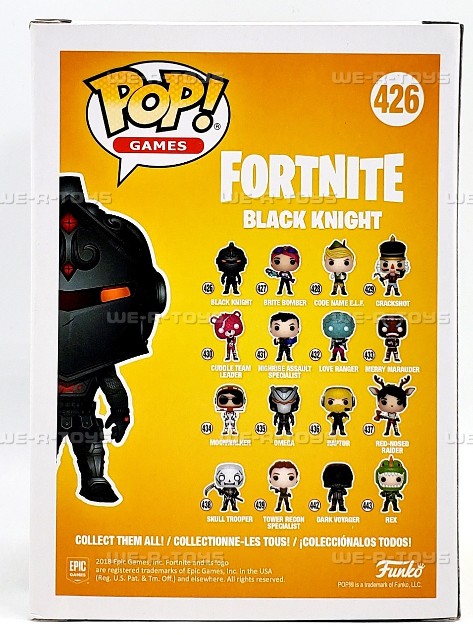 Funko POP Games Fortnite Black Knight 426 Vinyl Figure - We-R-Toys