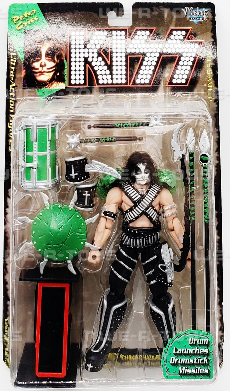 KISS Peter Criss Ultra Action Figure McFarlane Toys 1997 NEW. A-7 KISS Peter Criss Ultra Action Figure McFarlane Toys 1997 NEW. A-7