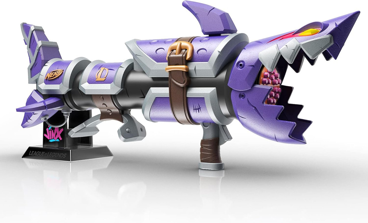 League of Legends NERF LMTD Jinx Fishbones Blaster - We-R-Toys