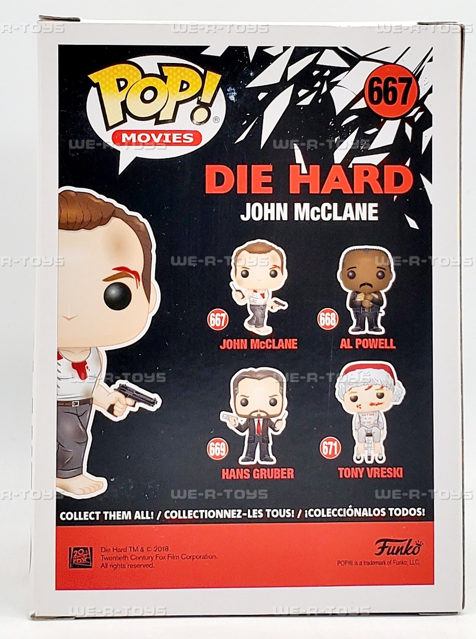 Funko POP Movies Die Hard John McClane 667 Vinyl Figure - We-R-Toys