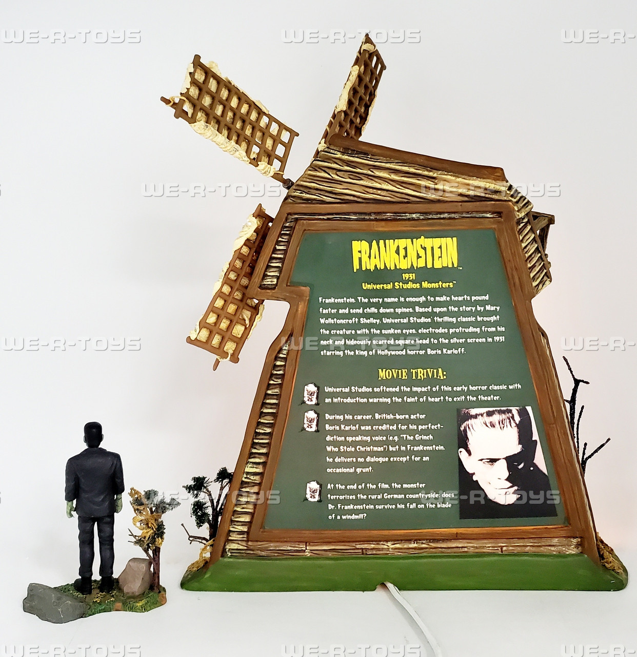 Department 56 Frankenstein's Monster Set of 2 Universal Monsters
