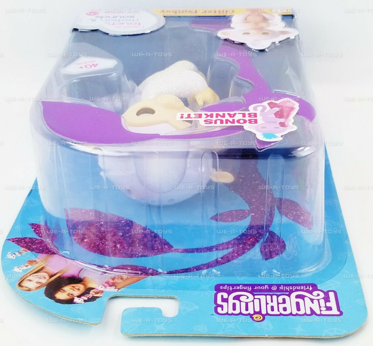 Fingerlings Glitter Monkey Sugar with Bonus Blanket 2016 WowWee No