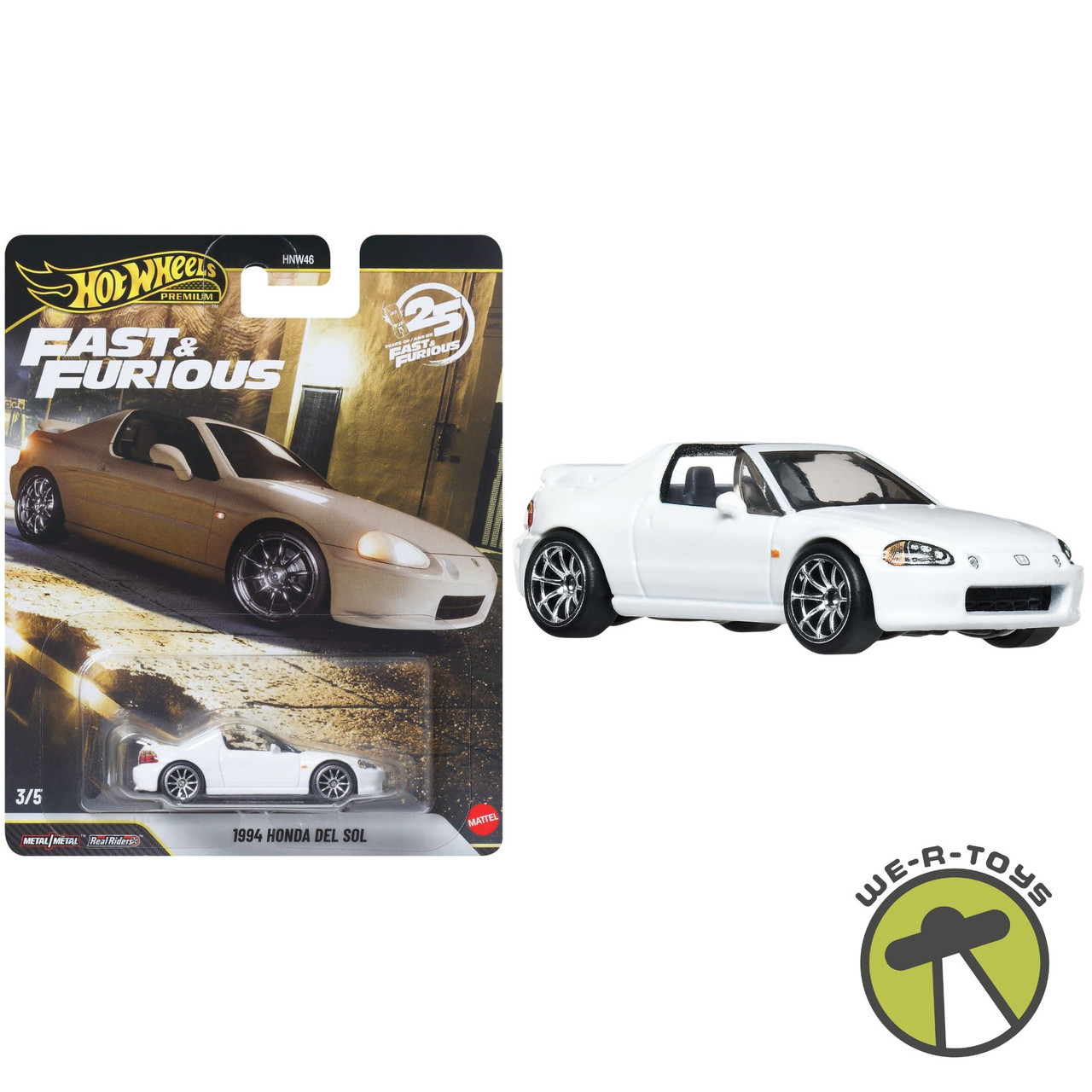 Hot Wheels Premium Fast & Furious 1994 Honda Del Sol - We-R-Toys