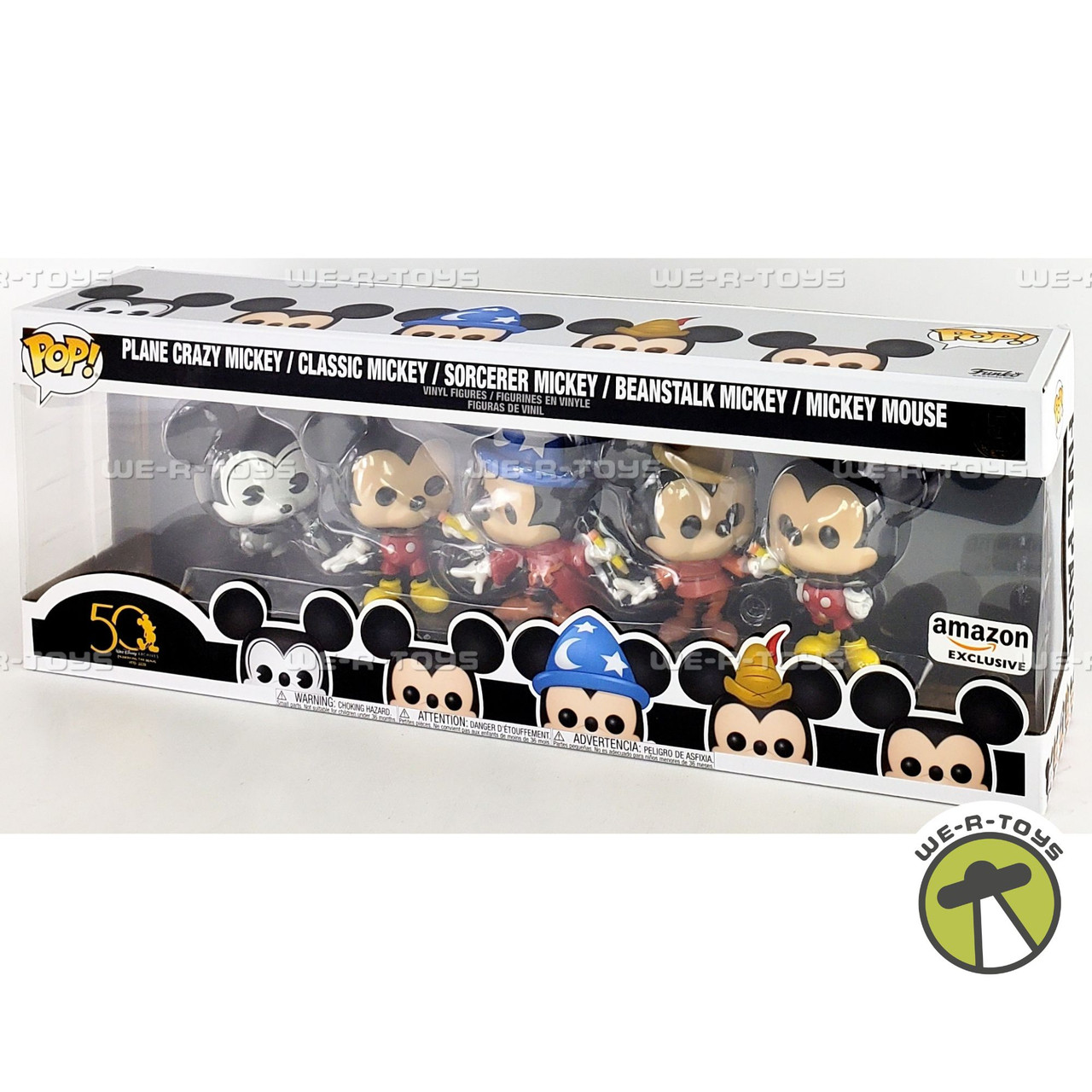 Funko POP Disney Archives Mickey Mouse 5 Pack Vinyl Figure Set