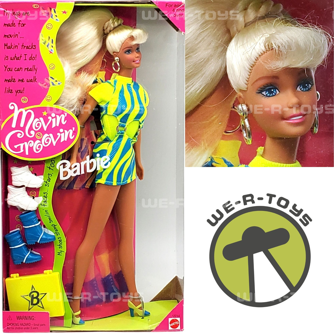 Movin' Groovin' Barbie Doll 1997 Mattel 17714