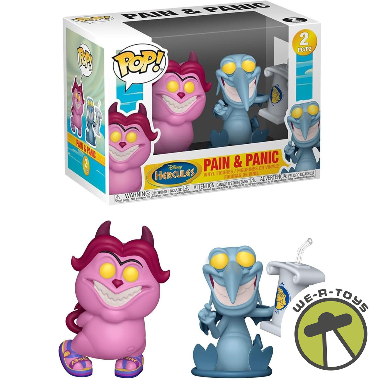 Funko Pop Disney Hercules Pain and Panic Vinyl Figures 2 pack - We